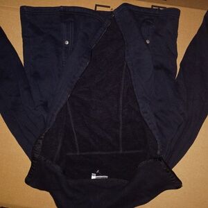 Croft & Barrow Black Fleece Jacket
